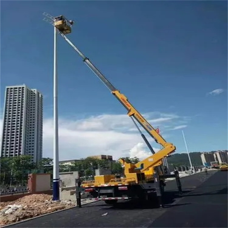 泰州姜堰维修路灯的曲臂升降车出租